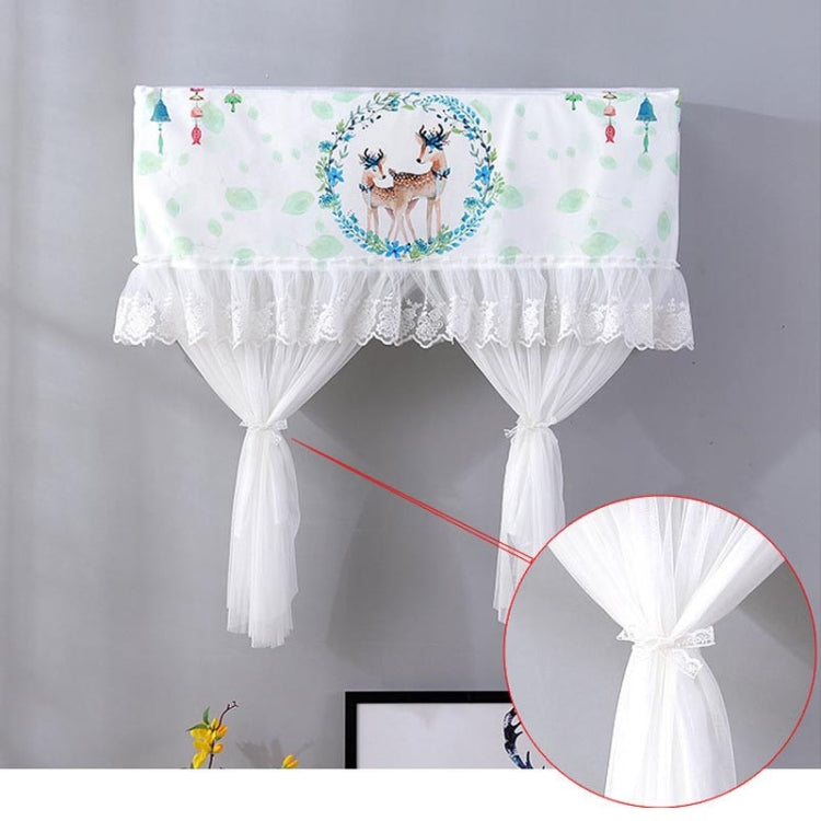 Do Not Take Dust-proof And Anti Direct Blowing Simple Wind Hanging Machine Air Conditioner Moon Cover, Size:Width 80 �� Thickness 20 �� Height 90cm(Plantain Leaves) - Dust Covers by PMC TechLife | Online Shopping South Africa | PMC TechLife | Buy Now Pay Later Mobicred