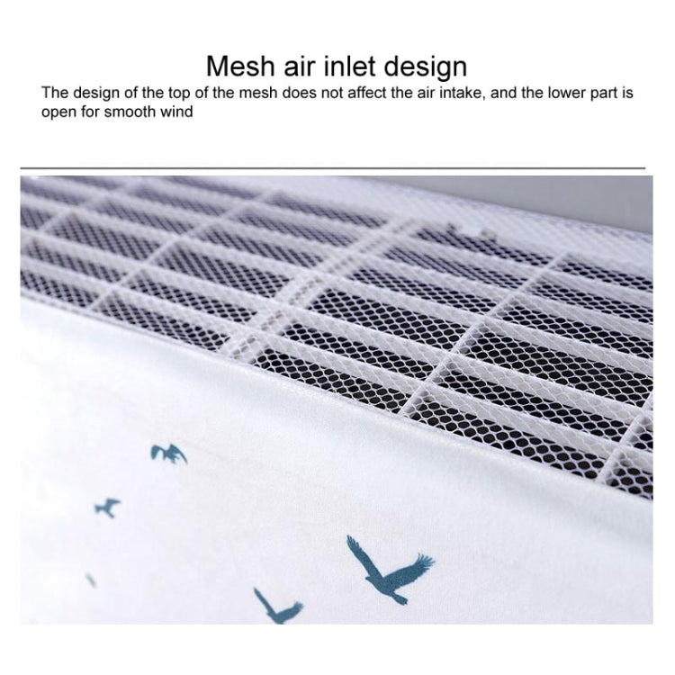 Do Not Take Dust-proof And Anti Direct Blowing Simple Wind Hanging Machine Air Conditioner Moon Cover, Size:Width 80 �� Thickness 20 �� Height 90cm(Plantain Leaves) - Dust Covers by PMC TechLife | Online Shopping South Africa | PMC TechLife | Buy Now Pay Later Mobicred