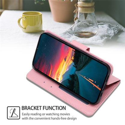 For Honor Magic6 Pro Crystal Texture Leather Phone Case(Pink) - Honor Cases by PMC Jewellery | Online Shopping South Africa | PMC Jewellery | Buy Now Pay Later Mobicred