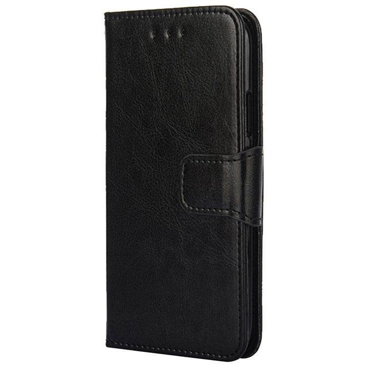 For Honor Magic6 Pro Crystal Texture Leather Phone Case(Black) - Honor Cases by PMC Jewellery | Online Shopping South Africa | PMC Jewellery | Buy Now Pay Later Mobicred