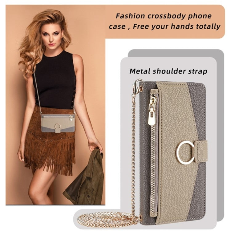 For Honor 80 Pro Crossbody Litchi Texture Leather Phone Case(Grey) - Honor Cases by PMC TechLife | Online Shopping South Africa | PMC TechLife | Buy Now Pay Later Mobicred