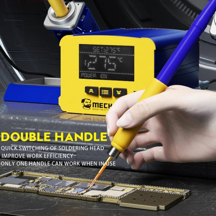 Mechanic 210MAX Dual Station Thermostatic Adjustable Digital Display Soldering Station, Plug:US - free shipping - PMC TechLife - Order now!