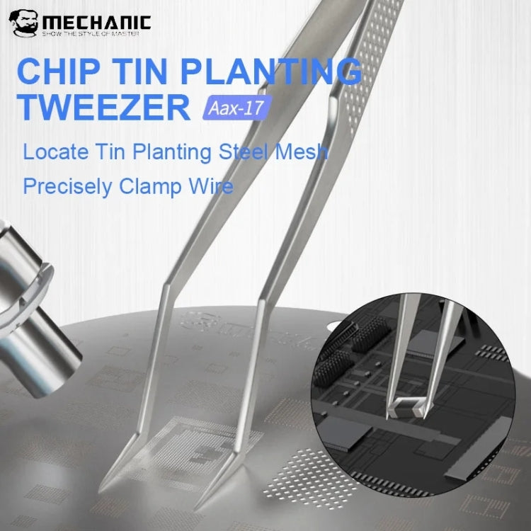 Mechanic Aax-17 Non-Magnetic Stainless Steel Tweezer - free shipping - PMC TechLife - Order now!