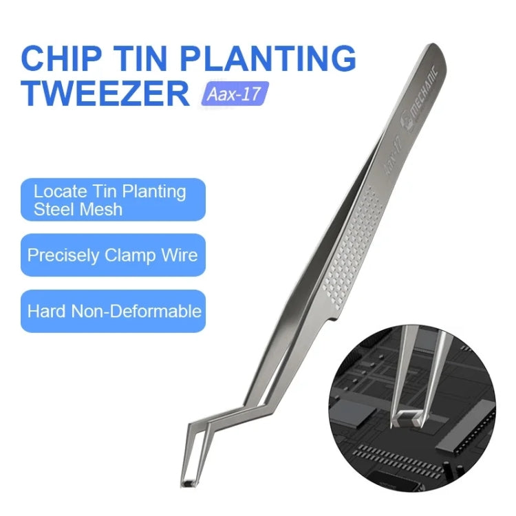 Mechanic Aax-17 Non-Magnetic Stainless Steel Tweezer - free shipping - PMC TechLife - Order now!