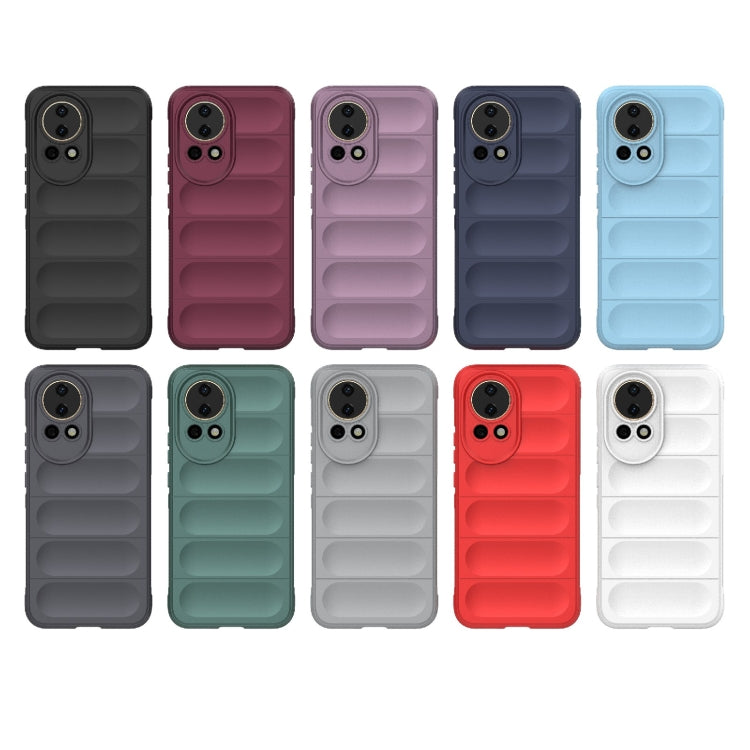 For Huawei nova 12 5G Magic Shield TPU + Flannel Phone Case(Dark Green) - Huawei Cases by PMC TechLife | Online Shopping South Africa | PMC TechLife | Buy Now Pay Later Mobicred
