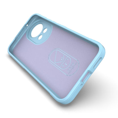 For Huawei nova 12 5G Magic Shield TPU + Flannel Phone Case(Light Blue) - Huawei Cases by PMC Jewellery | Online Shopping South Africa | PMC Jewellery | Buy Now Pay Later Mobicred