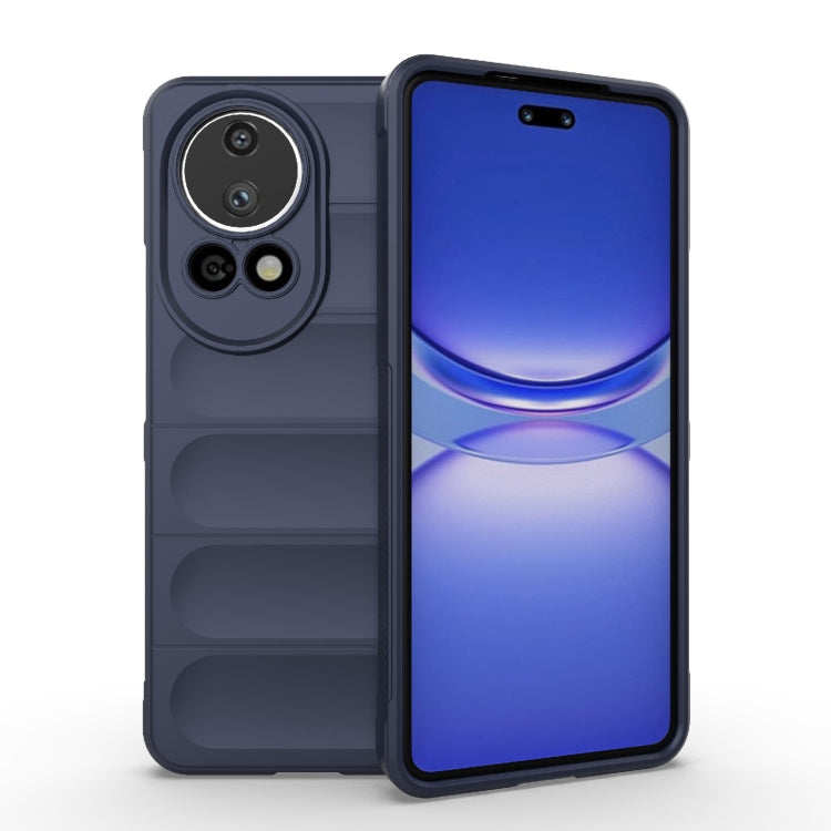 For Huawei nova 12 Ultra / 12 Pro Magic Shield TPU + Flannel Phone Case(Dark Blue) - Huawei Cases by PMC Jewellery | Online Shopping South Africa | PMC Jewellery | Buy Now Pay Later Mobicred