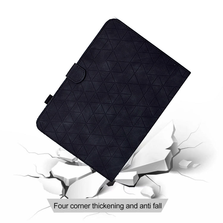 For iPad Pro 11 2024 Rhombus TPU Smart Leather Tablet Case(Black) - iPad Pro 11 2024 Cases by PMC Jewellery | Online Shopping South Africa | PMC Jewellery | Buy Now Pay Later Mobicred