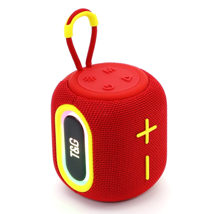 T&G TG664 LED Portable Subwoofer Wireless Bluetooth Speaker(Red) - Desktop Speaker by T&G | Online Shopping South Africa | PMC Jewellery | Buy Now Pay Later Mobicred