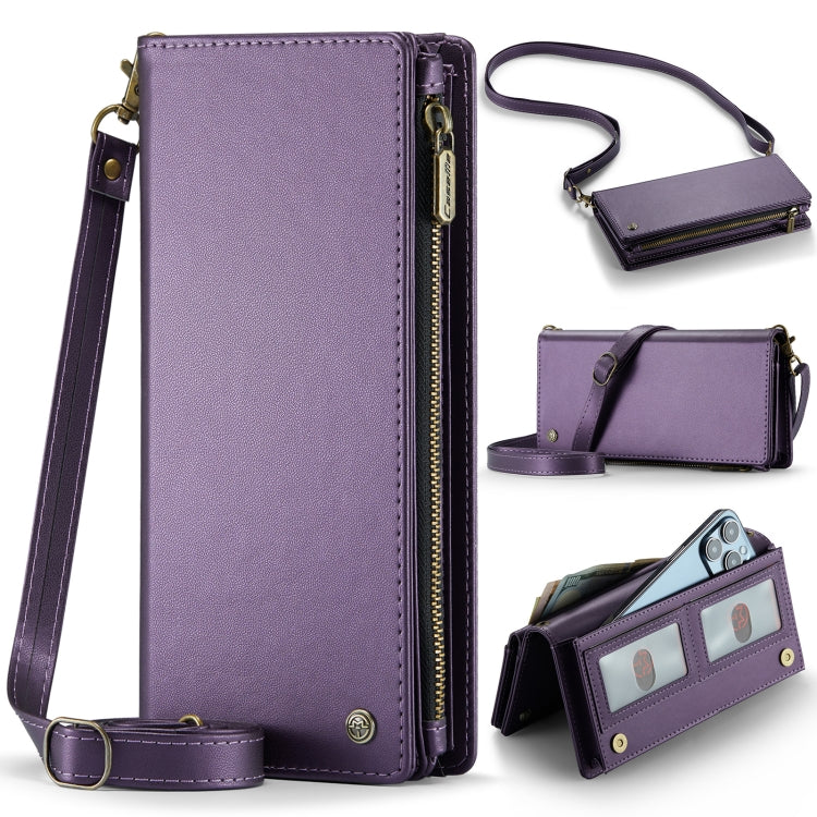 CaseMe ME10 Universal Wallet Phone Case with Lanyard(Purple) - free shipping - PMC Jewellery - Order now!