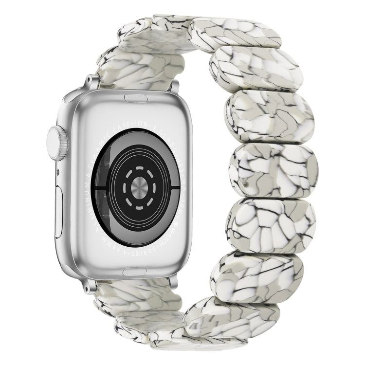 For Apple Watch SE 2023 40mm Stretch Rope Resin Watch Band(Earth Cracks) - Watch Bands by PMC Jewellery | Online Shopping South Africa | PMC Jewellery