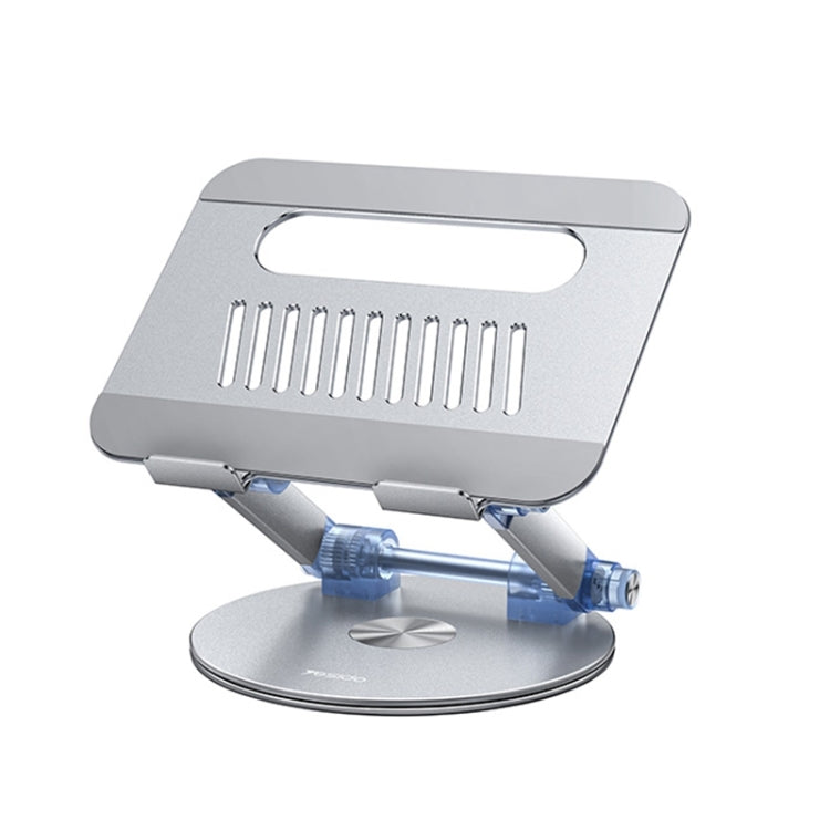 Yesido LP06 Foldable Laptop Swivel Stand(Silver) - free shipping - PMC Jewellery - Order now!