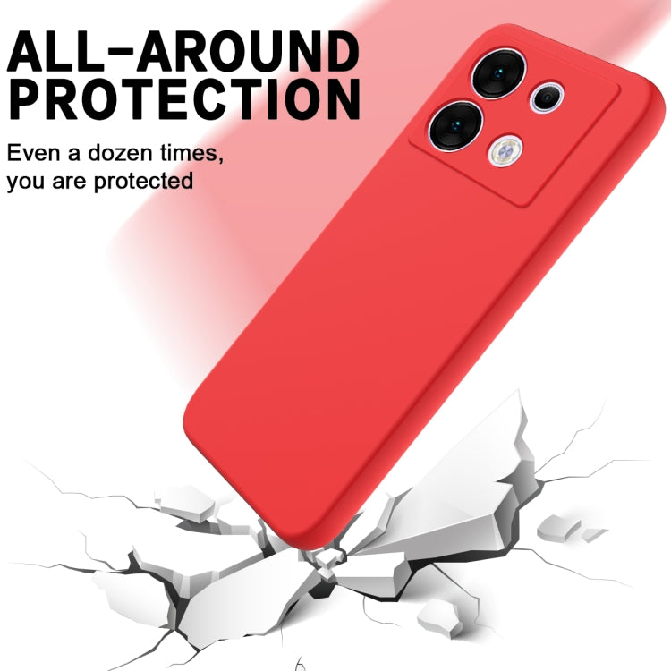 For Infinix Zero 30 5G Solid Color Liquid Silicone Dropproof Full Coverage Protective Case(Red) - Infinix Cases by PMC Jewellery | Online Shopping South Africa | PMC Jewellery | Buy Now Pay Later Mobicred