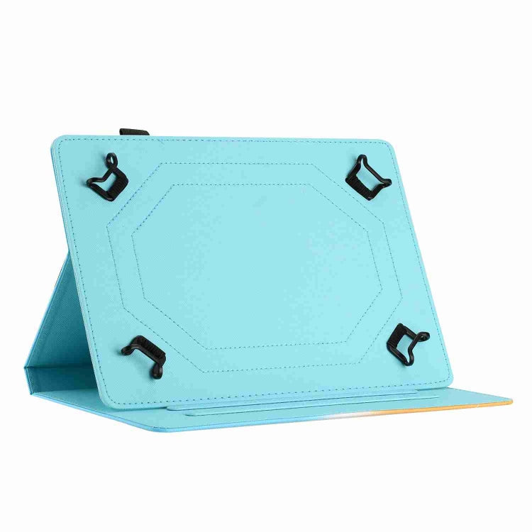 For 10 inch Painted Pattern Stitching Leather Tablet Case(Flower Deer) - 10 - 11 inch by PMC TechLife | Online Shopping South Africa | PMC TechLife | Buy Now Pay Later Mobicred