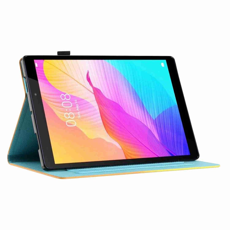 For iPad 11 Pro 2024 / 2020 / Air 4 10.9 Painted Pattern Stitching Smart Leather Tablet Case(Moonlight Eagle) - iPad Air (2022) / (2020) 10.9 Cases by PMC TechLife | Online Shopping South Africa | PMC TechLife | Buy Now Pay Later Mobicred
