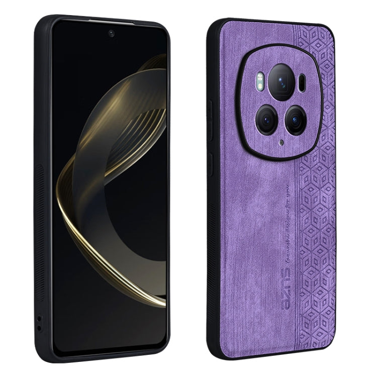 For Honor Magic6 Pro AZNS 3D Embossed Skin Feel Phone Case(Purple) - Honor Cases by AZNS | Online Shopping South Africa | PMC Jewellery | Buy Now Pay Later Mobicred