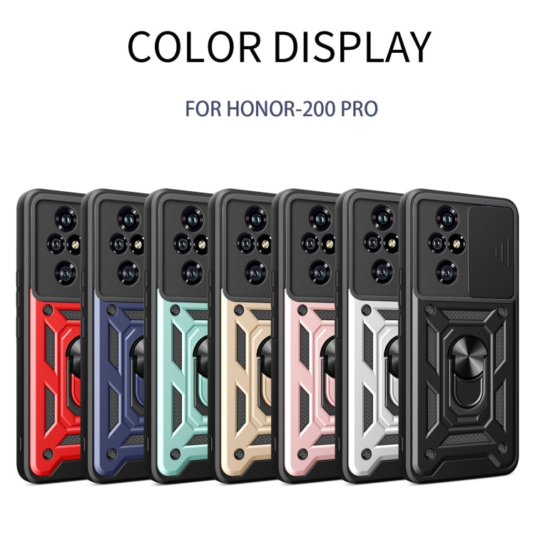 For Honor 200 Pro Sliding Camera Cover Design TPU+PC Phone Case(Silver) - free shipping - PMC TechLife - Order now!