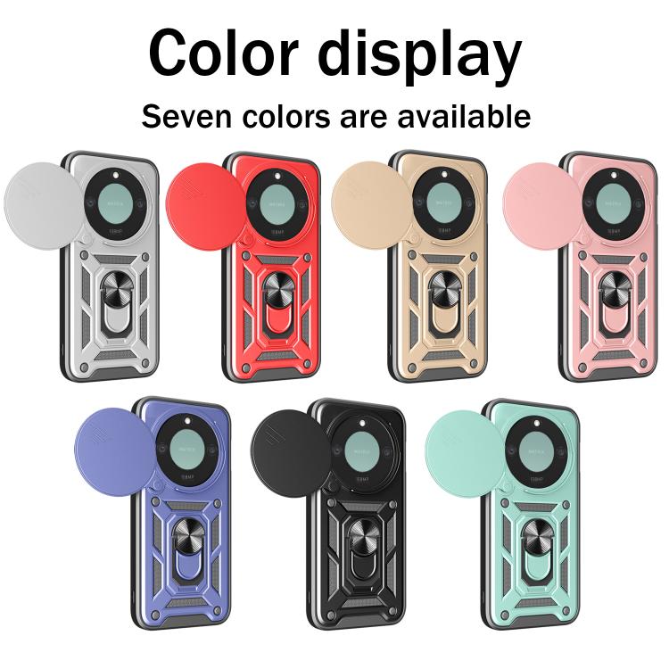 For Honor X9c Smart Sliding Camera Cover Design TPU+PC Phone Case(Gold) - free shipping - PMC TechLife - Order now!