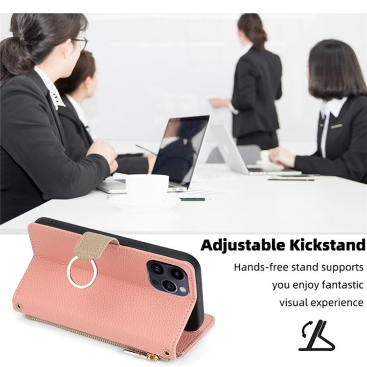 For OnePlus 9 Crossbody Litchi Texture Leather Phone Case(Pink) - free shipping - PMC TechLife - Order now!