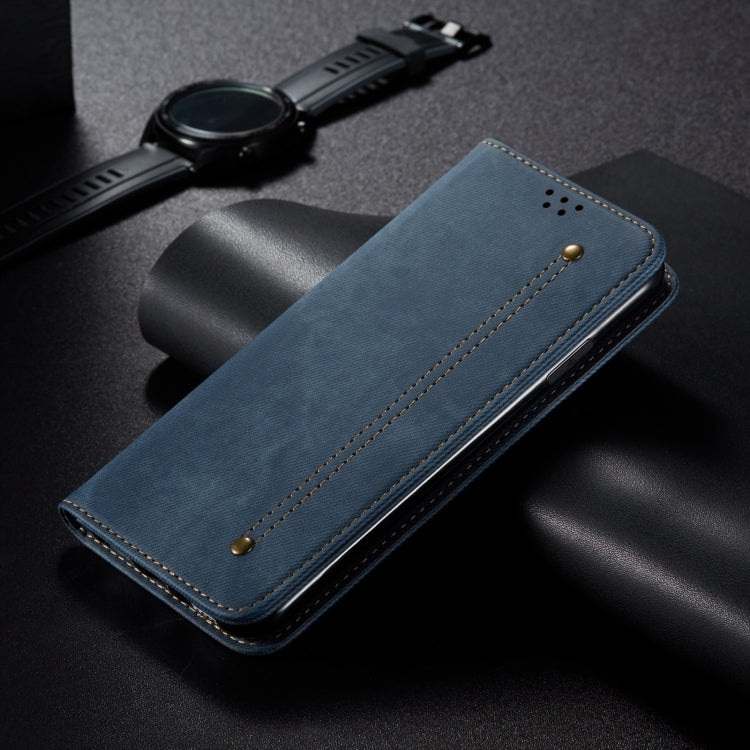 For Motorola Moto G85 Denim Texture Flip Leather Phone Case(Blue) - free shipping - PMC TechLife - Order now!