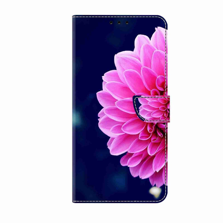 For Honor Magic5 Pro Crystal 3D Shockproof Protective Leather Phone Case(Pink Petals) - Honor Cases by PMC TechLife | Online Shopping South Africa | PMC TechLife | Buy Now Pay Later Mobicred