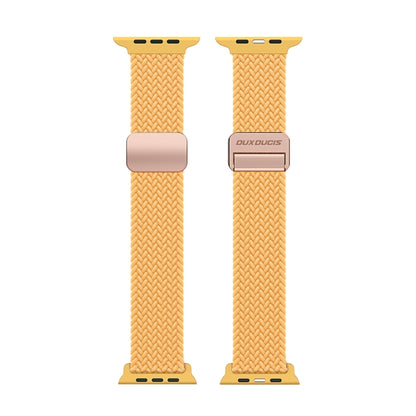 For Apple Watch Series 8 41mm DUX DUCIS Mixture Pro Series Magnetic Buckle Nylon Braid Watch Band(Sunny Color) - Watch Bands by DUX DUCIS | Online Shopping South Africa | PMC Jewellery | Buy Now Pay Later Mobicred