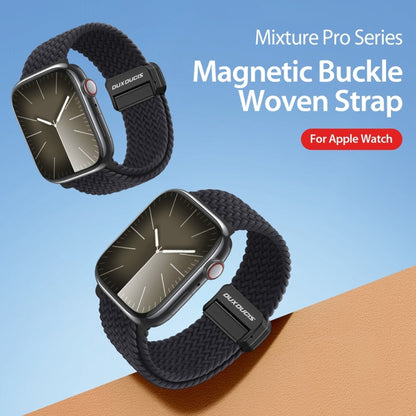 For Apple Watch SE 40mm DUX DUCIS Mixture Pro Series Magnetic Buckle Nylon Braid Watch Band(Midnight) - Watch Bands by DUX DUCIS | Online Shopping South Africa | PMC Jewellery | Buy Now Pay Later Mobicred