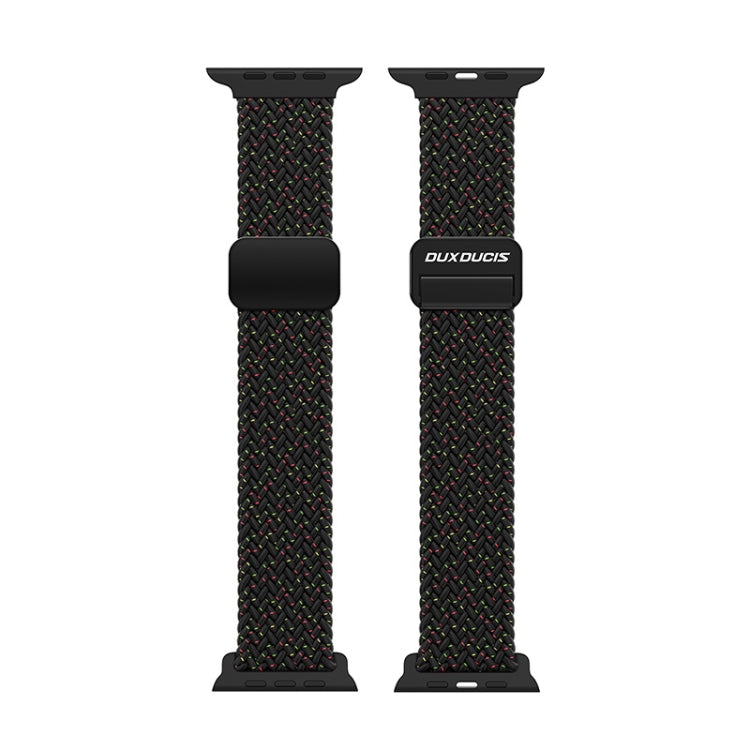 For Apple Watch Series 6 40mm DUX DUCIS Mixture Pro Series Magnetic Buckle Nylon Braid Watch Band(Black Unity) - Watch Bands by DUX DUCIS | Online Shopping South Africa | PMC Jewellery | Buy Now Pay Later Mobicred