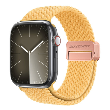 For Apple Watch Series 3 42mm DUX DUCIS Mixture Pro Series Magnetic Buckle Nylon Braid Watch Band(Sunny Color) - Watch Bands by DUX DUCIS | Online Shopping South Africa | PMC Jewellery | Buy Now Pay Later Mobicred