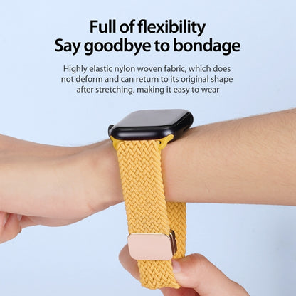 For Apple Watch Series 2 42mm DUX DUCIS Mixture Pro Series Magnetic Buckle Nylon Braid Watch Band(Sunny Color) - Watch Bands by DUX DUCIS | Online Shopping South Africa | PMC Jewellery | Buy Now Pay Later Mobicred