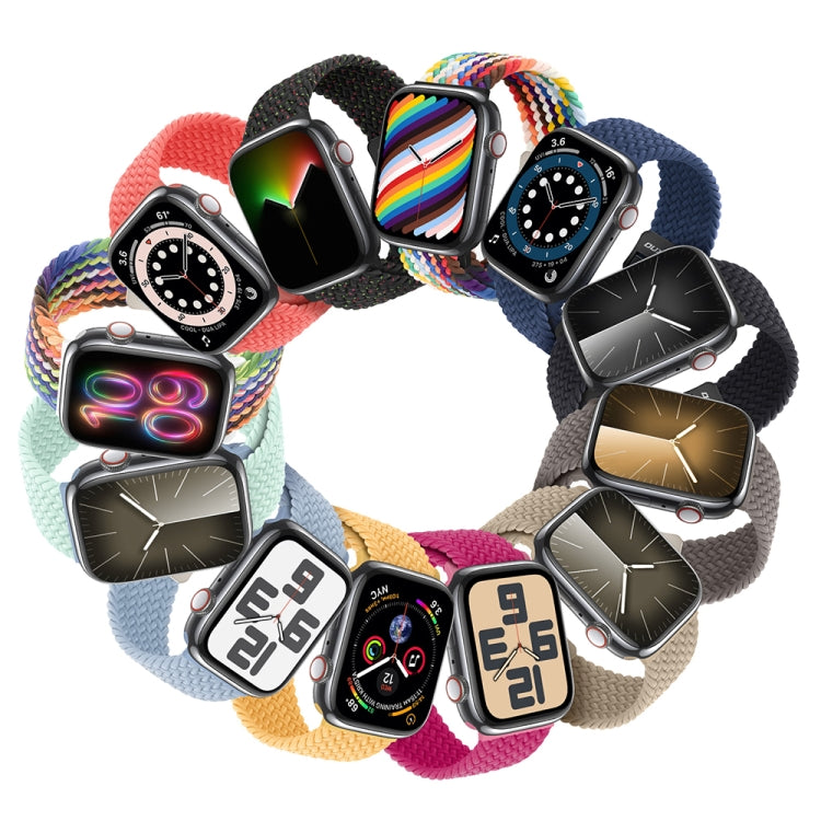 For Apple Watch Series 10 46mm DUX DUCIS Mixture Pro Series Magnetic Buckle Nylon Braid Watch Band(Rainbow) - Watch Bands by DUX DUCIS | Online Shopping South Africa | PMC Jewellery | Buy Now Pay Later Mobicred