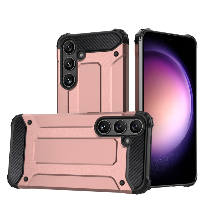 For Samsung Galaxy S24 5G Magic Armor TPU + PC Phone Case(Rose Gold) - Galaxy S24 5G Cases by PMC Jewellery | Online Shopping South Africa | PMC Jewellery