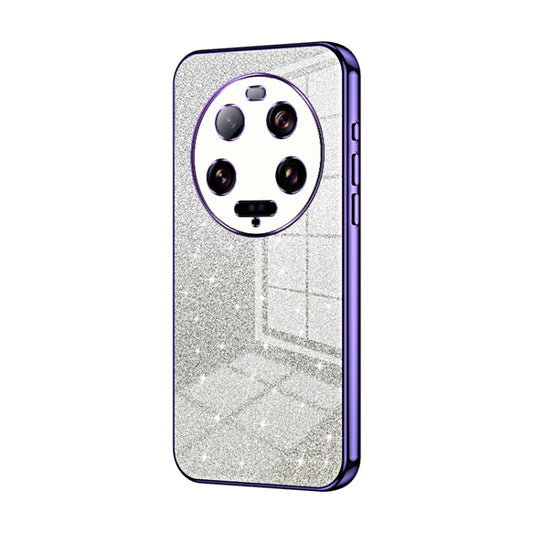 For Xiaomi 13 Ultra Gradient Glitter Powder Electroplated Phone Case(Purple) - 13 Ultra Cases by PMC Jewellery | Online Shopping South Africa | PMC Jewellery | Buy Now Pay Later Mobicred