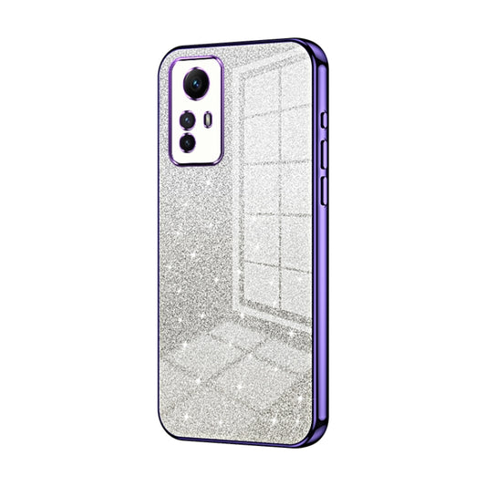 For Xiaomi Redmi Note 12S Gradient Glitter Powder Electroplated Phone Case(Purple) - Xiaomi Cases by PMC Jewellery | Online Shopping South Africa | PMC Jewellery | Buy Now Pay Later Mobicred