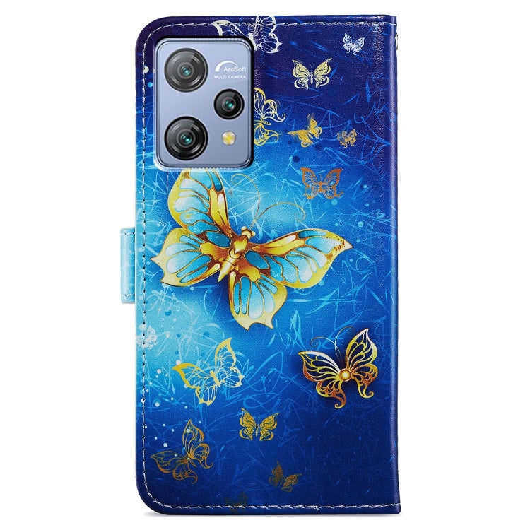 For Blackview A53 Pro Painted Pattern Horizontal Flip Leather Phone Case(Butterfly) - More Brand by PMC TechLife | Online Shopping South Africa | PMC TechLife