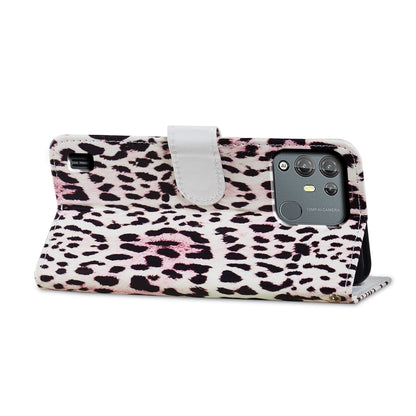 For Blackview A55 Pro Painted Pattern Horizontal Flip Leather Phone Case(Leopard) - More Brand by PMC Jewellery | Online Shopping South Africa | PMC Jewellery | Buy Now Pay Later Mobicred