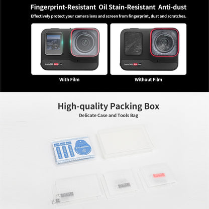 For Insta360 Ace Pro Sunnylife 3 in 1 Rear & Front Screen Lens Explosion proof Film(1 Set) - Protective Film & Stickers by Sunnylife | Online Shopping South Africa | PMC Jewellery | Buy Now Pay Later Mobicred