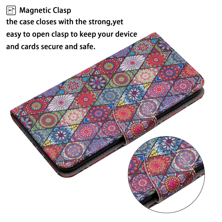 For Xiaomi Redmi Note 13 Pro 5G Colored Drawing Pattern Leather Phone Case(Diamond Kaleidoscope) - Note 13 Pro Cases by PMC Jewellery | Online Shopping South Africa | PMC Jewellery