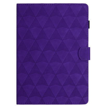 For iPad Pro 11 2024 Diamond Texture Embossed Leather Smart Tablet Case(Purple) - iPad Pro 11 2024 Cases by PMC Jewellery | Online Shopping South Africa | PMC Jewellery | Buy Now Pay Later Mobicred