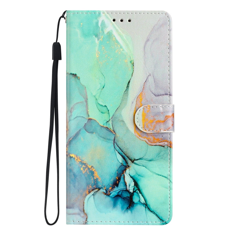 For Blackview A55 Pro Colored Drawing Leather Phone Case(Green Marble) - More Brand by PMC Jewellery | Online Shopping South Africa | PMC Jewellery | Buy Now Pay Later Mobicred