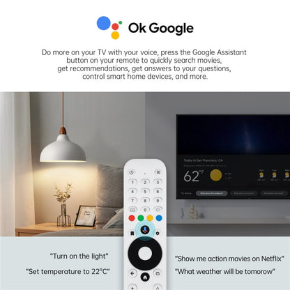 MECOOL KM2 Plus Android 11 Dual-band WiFi Smart Voice TV Box 4GB+32GB, UK Plug(White) - Amlogic S905 by MECOOL | Online Shopping South Africa | PMC Jewellery | Buy Now Pay Later Mobicred