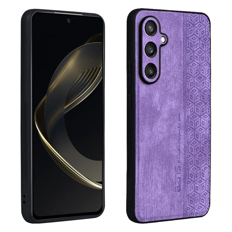 For Samsung Galaxy S24 5G AZNS 3D Embossed Skin Feel Phone Case(Purple) - Galaxy S24 5G Cases by AZNS | Online Shopping South Africa | PMC Jewellery | Buy Now Pay Later Mobicred