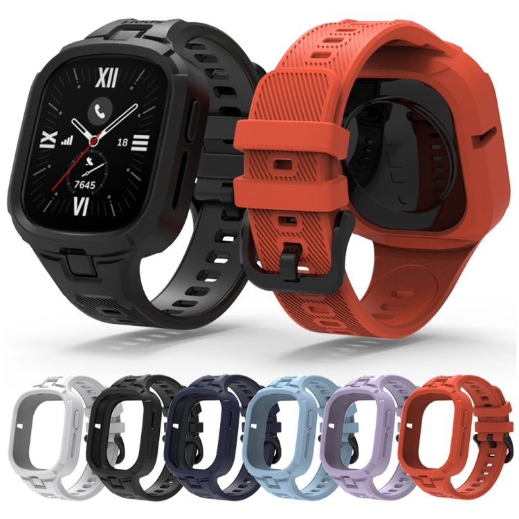 For Honor Watch 4 Solid Color Integrated TPU Watch Band(White) - Watch Bands by PMC TechLife | Online Shopping South Africa | PMC TechLife
