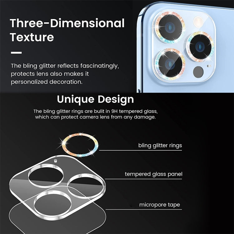 For iPhone 15 Pro Max / 15 Pro Tempered Glass CD Texture Back Camera Film(Titanium) - free shipping - PMC TechLife - Order now!
