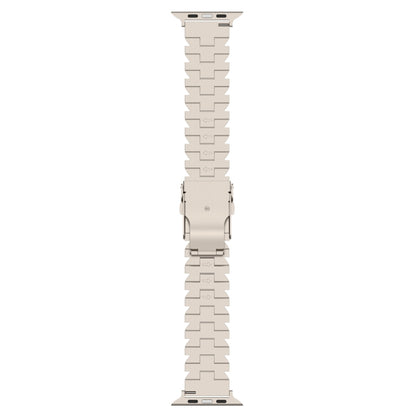 For Apple Watch Series 9 41mm Butterfly Type Titanium Steel Watch Band(Grey) - Watch Bands by PMC Jewellery | Online Shopping South Africa | PMC Jewellery