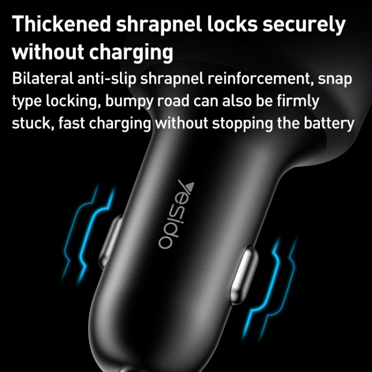 Yesido Y59 200W Car Phone Charger(Black) - free shipping - PMC TechLife - Order now!