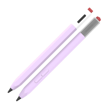 For Xiaomi Inspiration Stylus 1st LOVE MEI Retro Style Silicone Protective Pen Case(Purple) - Pencil Accessories by LOVE MEI | Online Shopping South Africa | PMC Jewellery