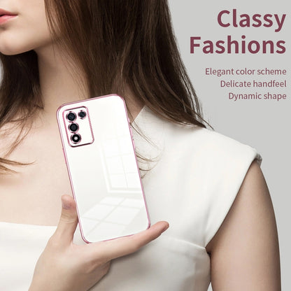 For OPPO K9s / K10 Energy Transparent Plating Fine Hole Phone Case(Purple) - OPPO Cases by PMC Jewellery | Online Shopping South Africa | PMC Jewellery | Buy Now Pay Later Mobicred