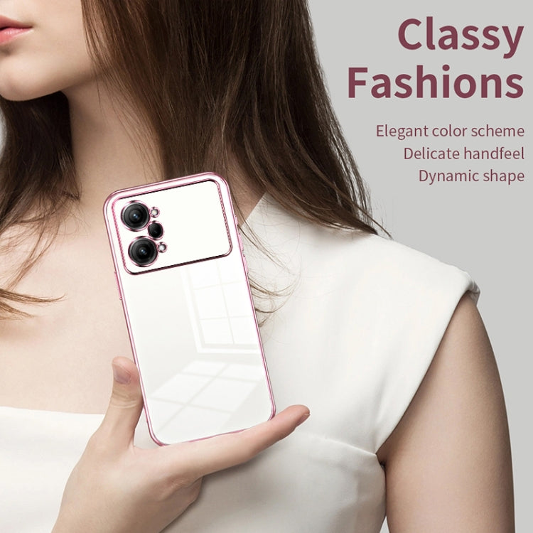 For OPPO K10 Pro Transparent Plating Fine Hole Phone Case(Green) - OPPO Cases by PMC TechLife | Online Shopping South Africa | PMC TechLife | Buy Now Pay Later Mobicred