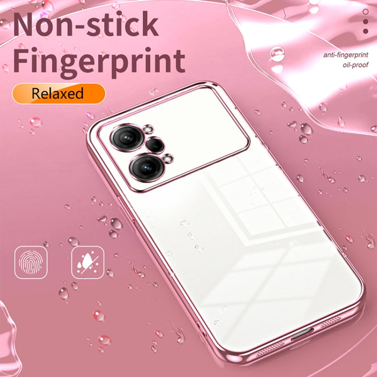 For OPPO K10 Pro Transparent Plating Fine Hole Phone Case(Green) - OPPO Cases by PMC TechLife | Online Shopping South Africa | PMC TechLife | Buy Now Pay Later Mobicred